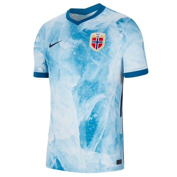 Camiseta Noruega Replica Primera Ropa 2020 Azul